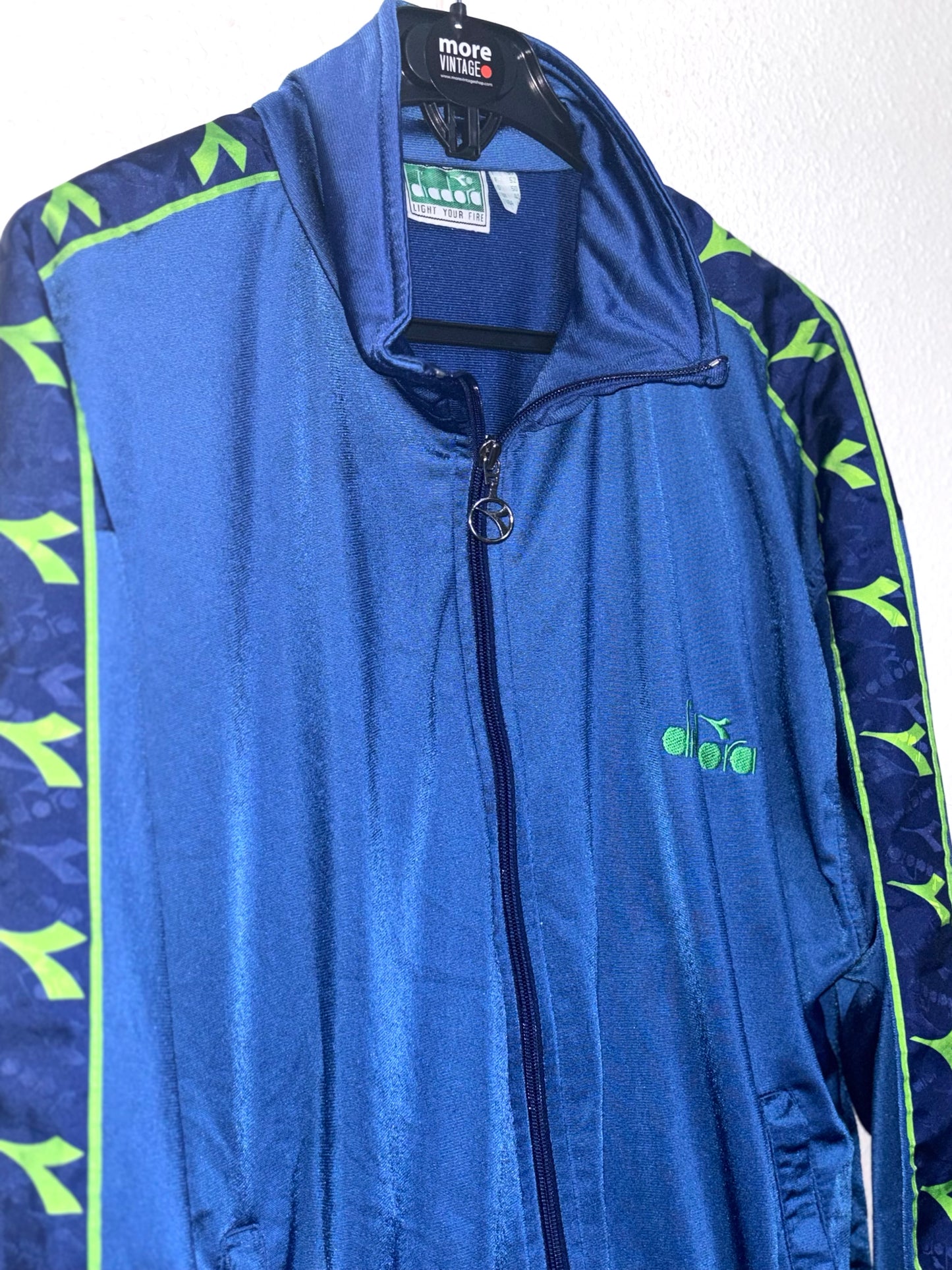 Chaqueta Diadora Vintage Retro Blue