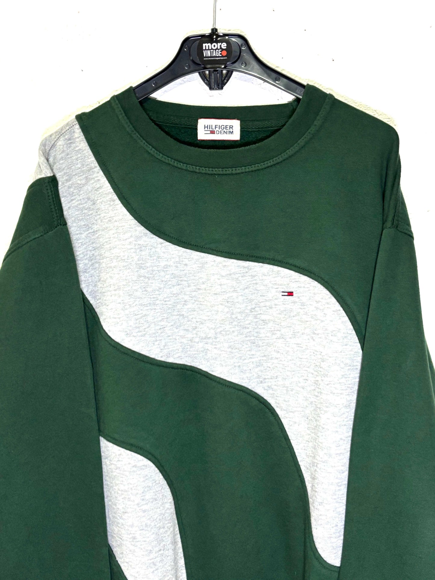 Sudadera Tommy Hilfiger Vintage Green/Grey