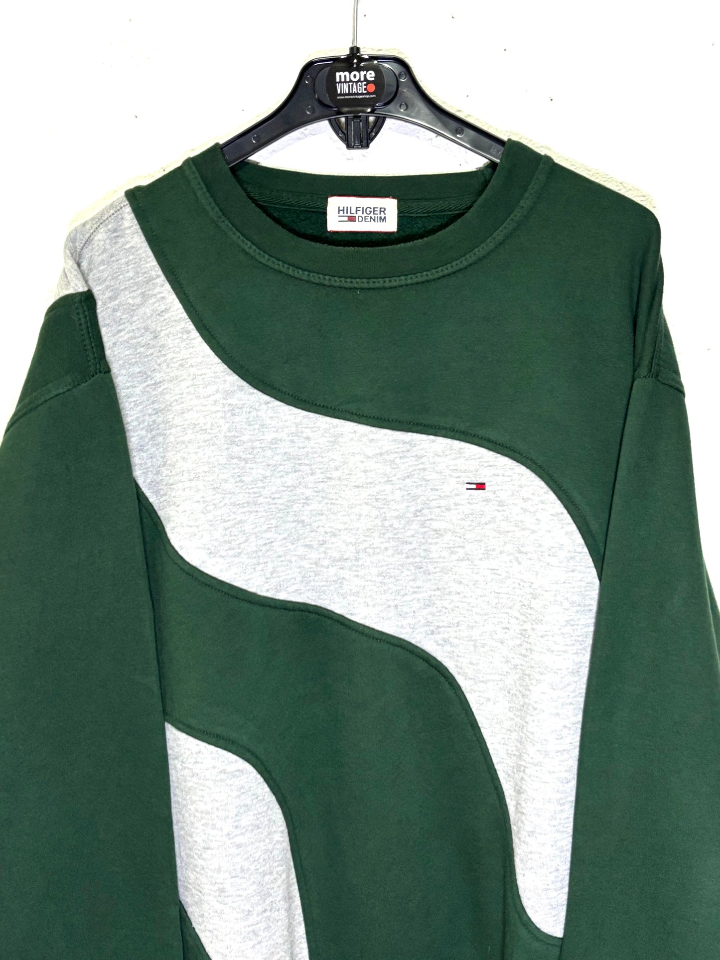 Sudadera Tommy Hilfiger Vintage Green/Grey