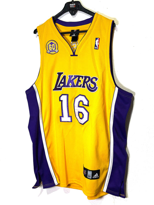 Camiseta Los Angeles Lakers “Centenary” Gasol #16