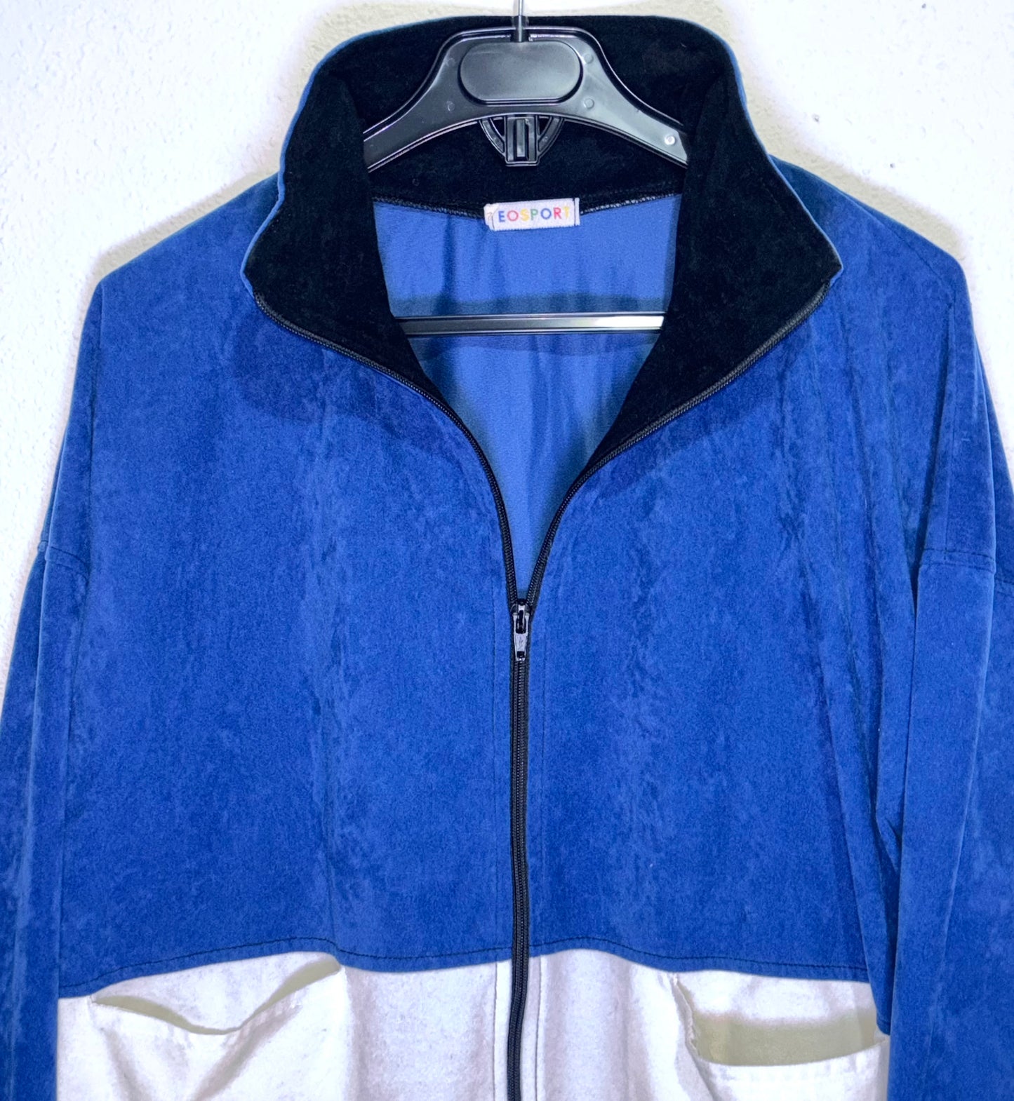 Chaqueta Vintage Eosport Blue White Black