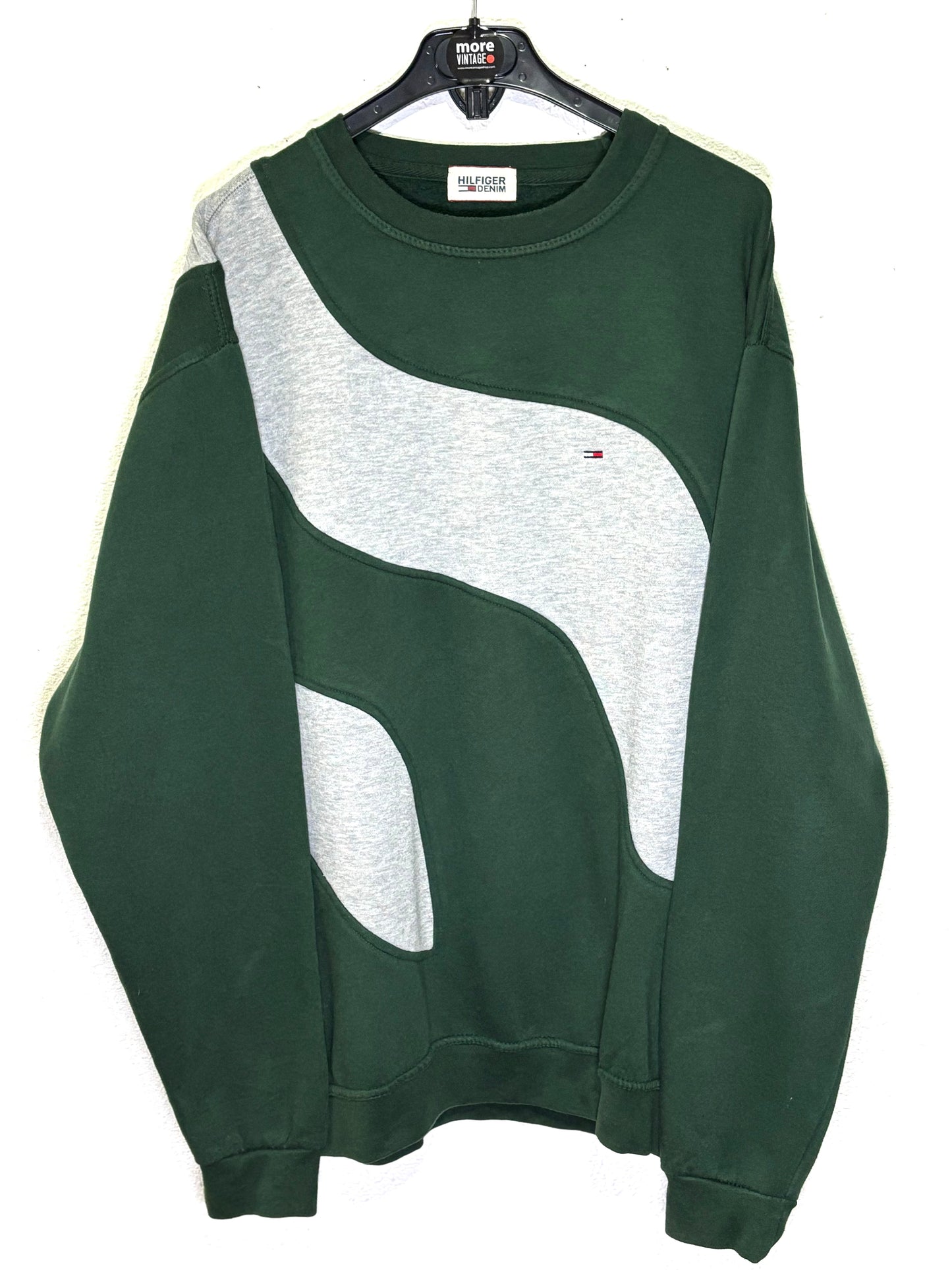 Sudadera Tommy Hilfiger Vintage Green/Grey
