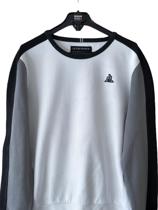 Sudadera Le Coq Sportif Retro White/Black