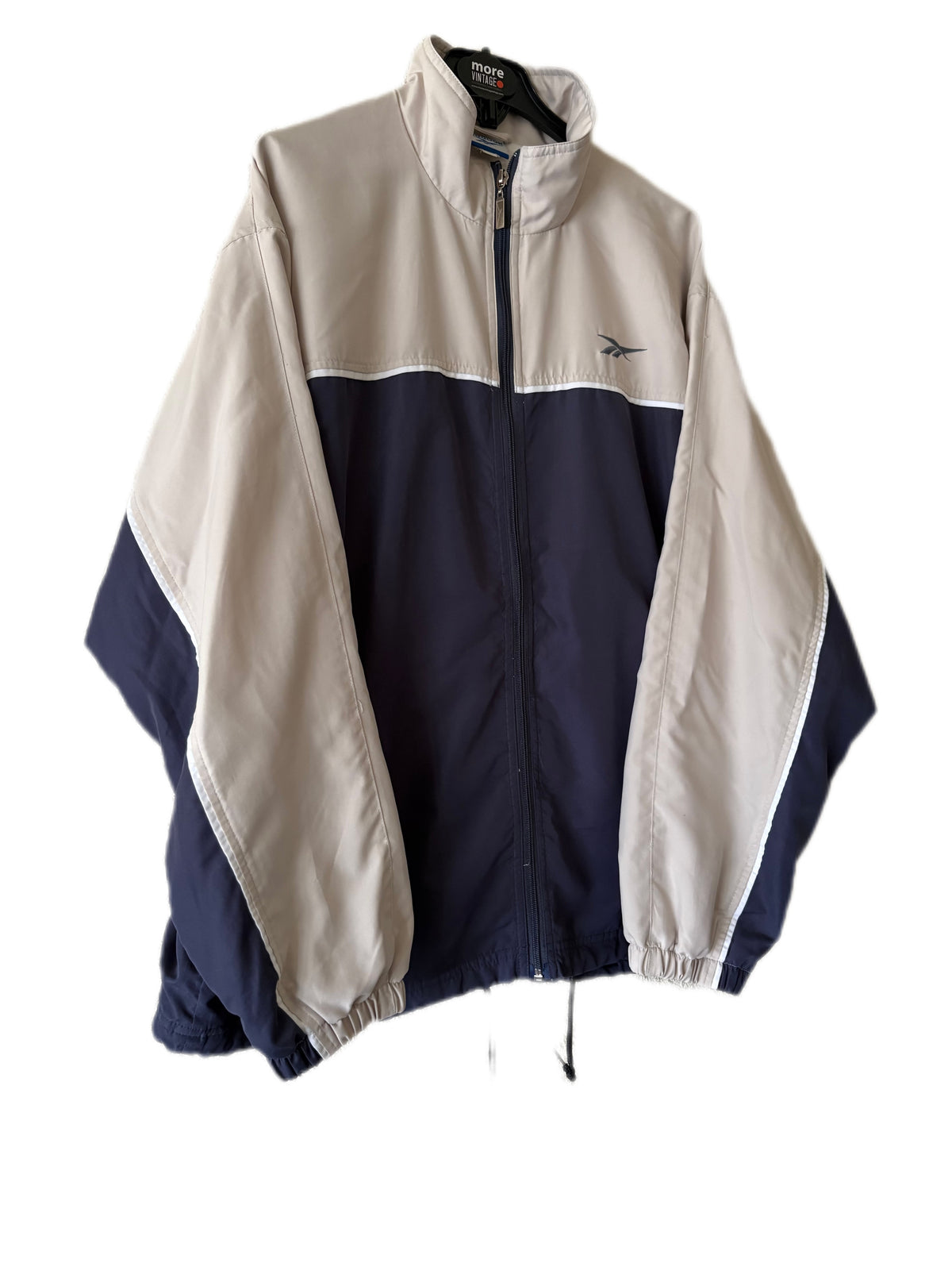 Chaqueta Reebok Classic Retro Beige/Navy Blue