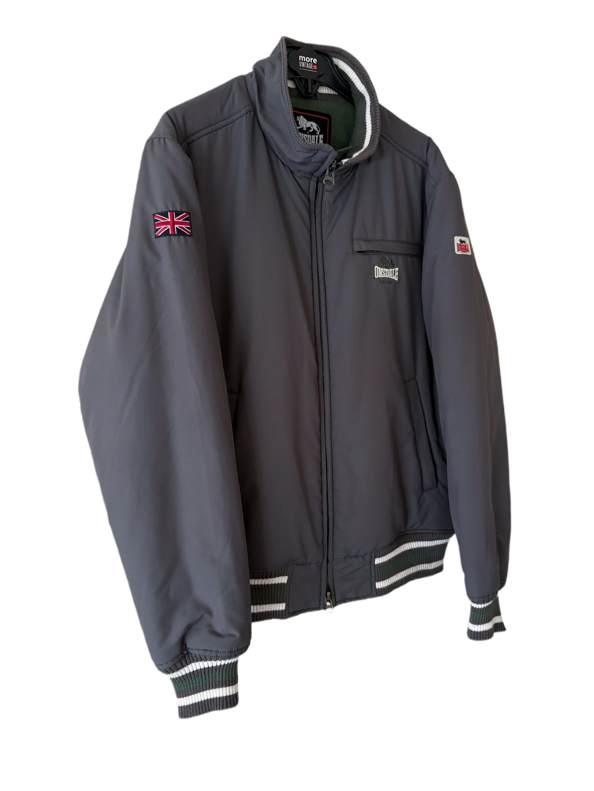 Abrigo Bomber Lonsdale Vintage Grey