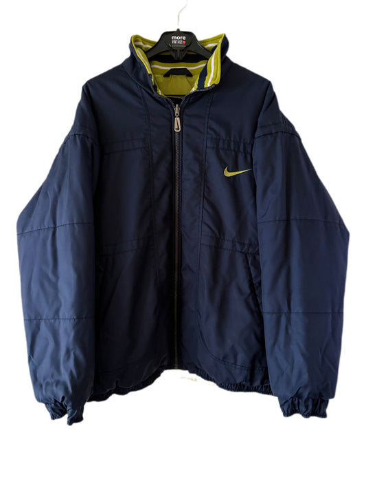 Abrigo Bomber Nike Retro 90s Reversible Yellow/Navy Blue