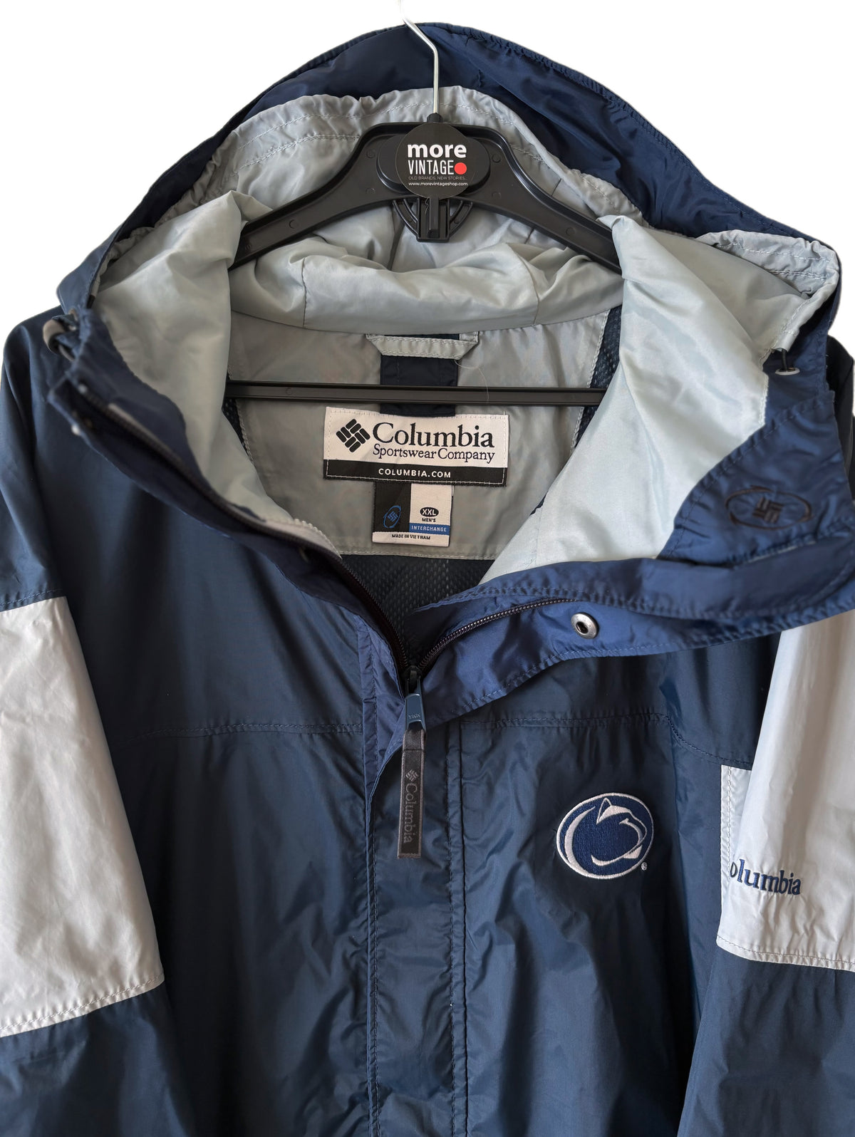 Abrigo/Chubasquero Columbia Vintage Navy Blue/Grey