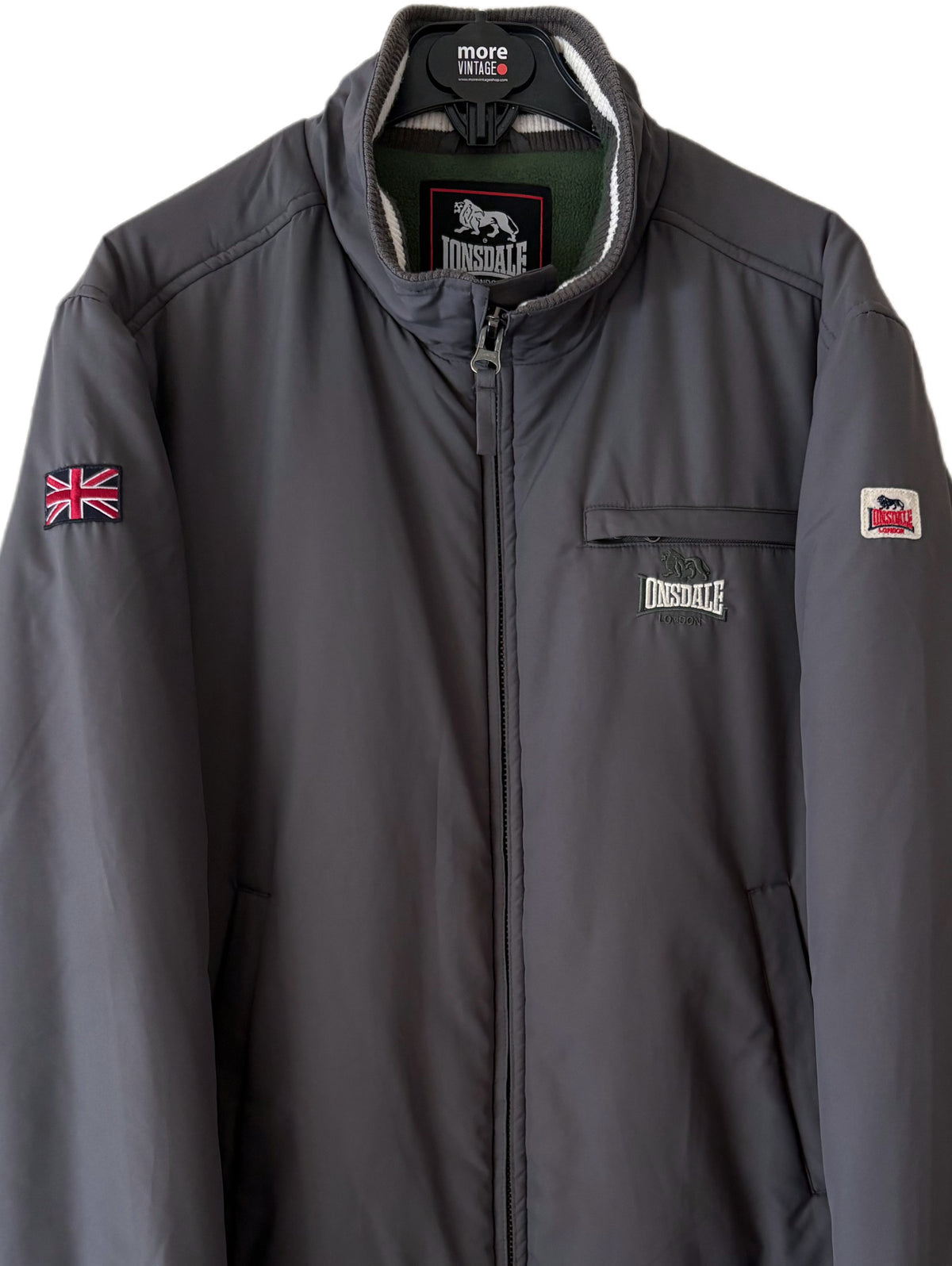 Abrigo Bomber Lonsdale Vintage Grey
