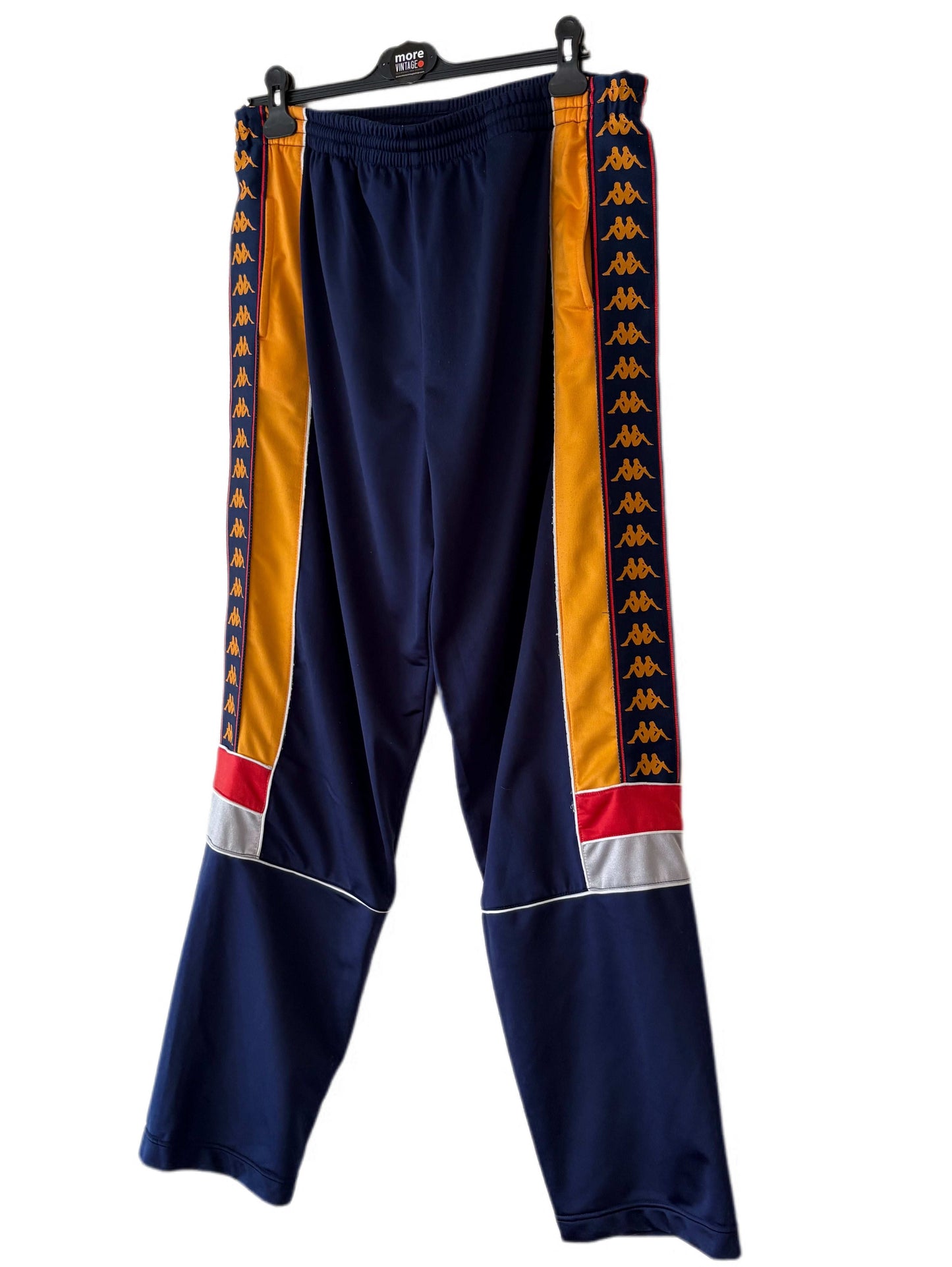 Pantalón Kappa Retro Navy Blue/Yellow