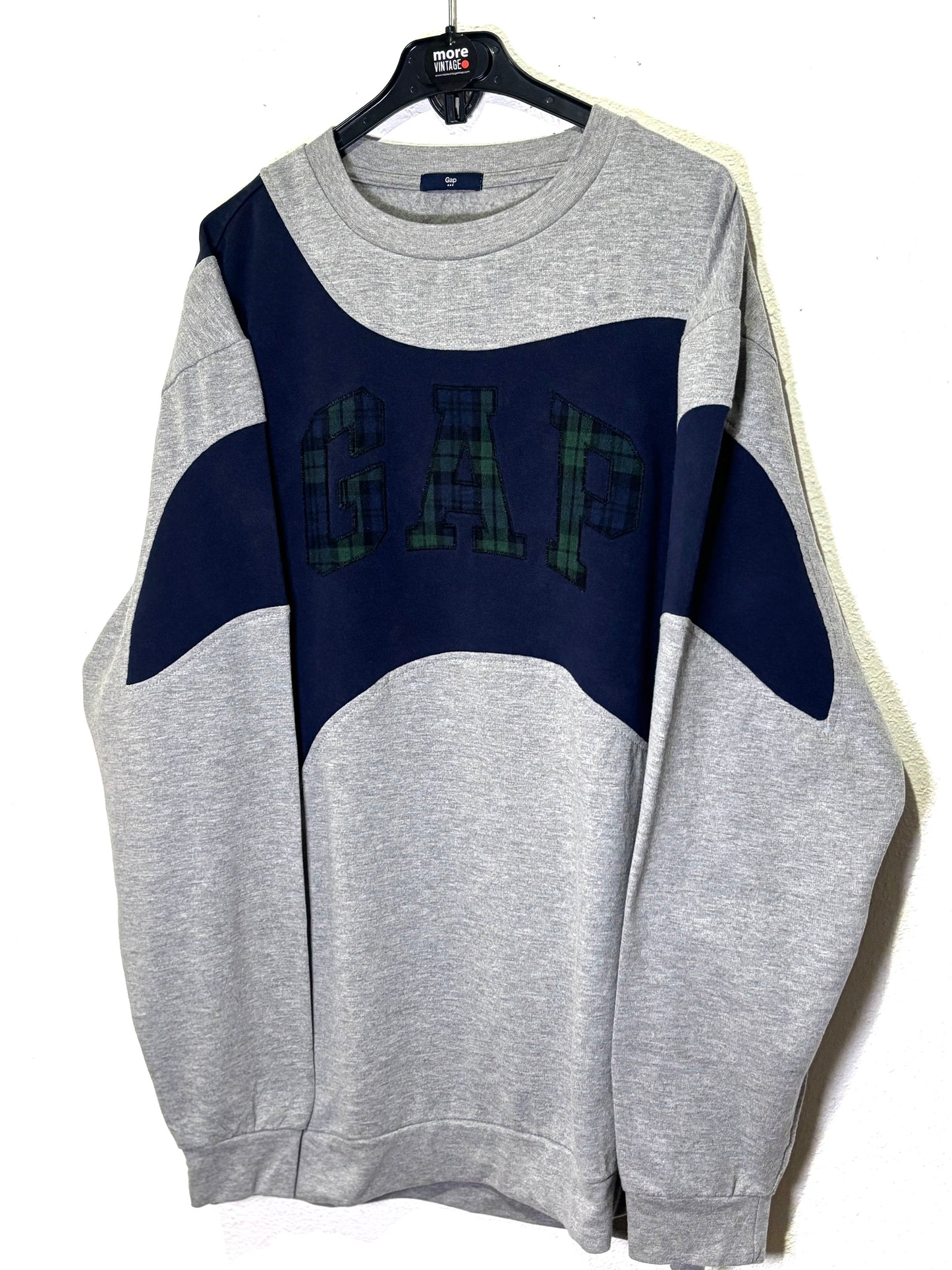Sudadera Gap Vintage Retro Grey/Navy Blue