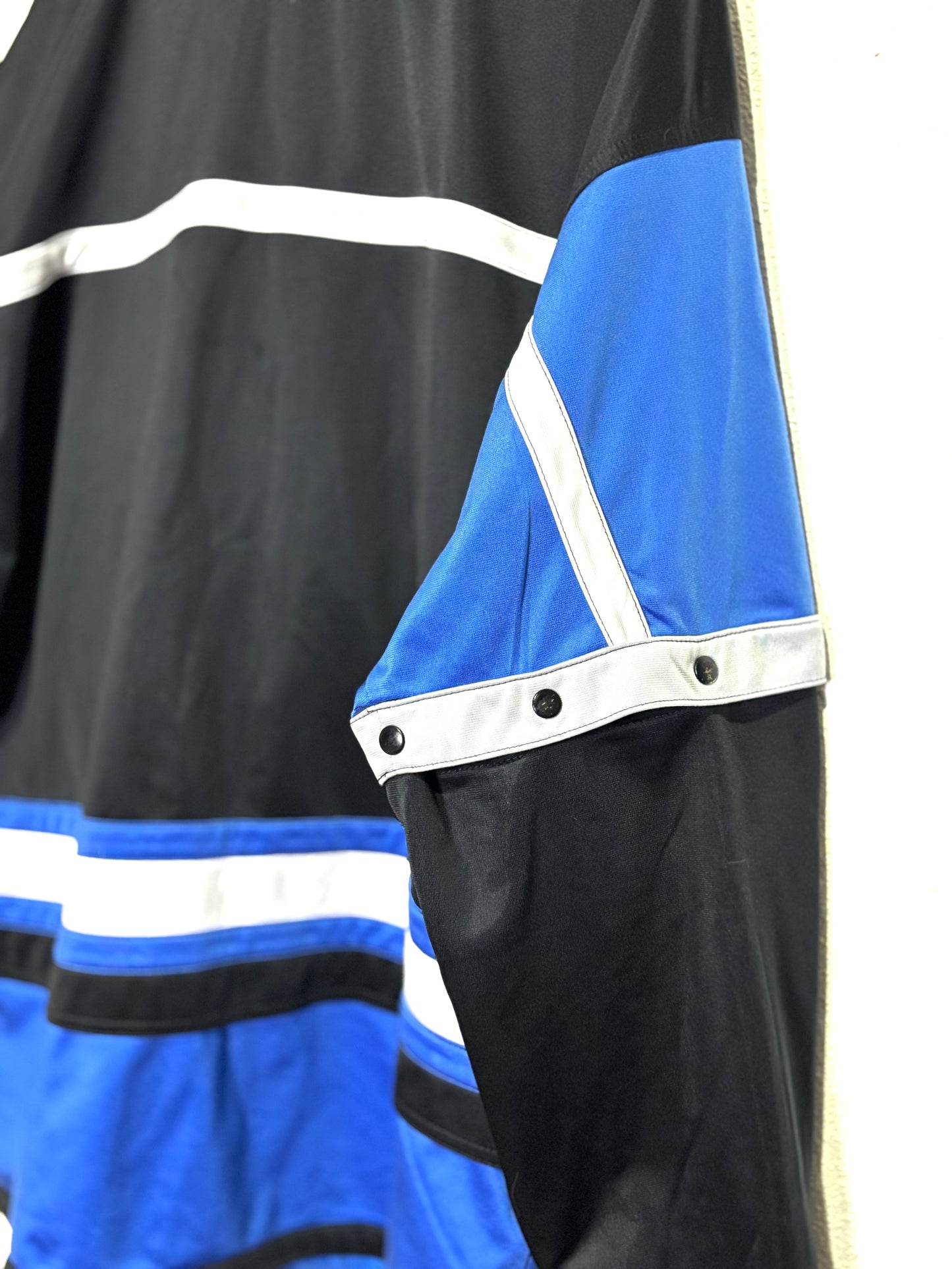 Chaqueta Lotto Retro Black/Blue Large & Short Sleeve
