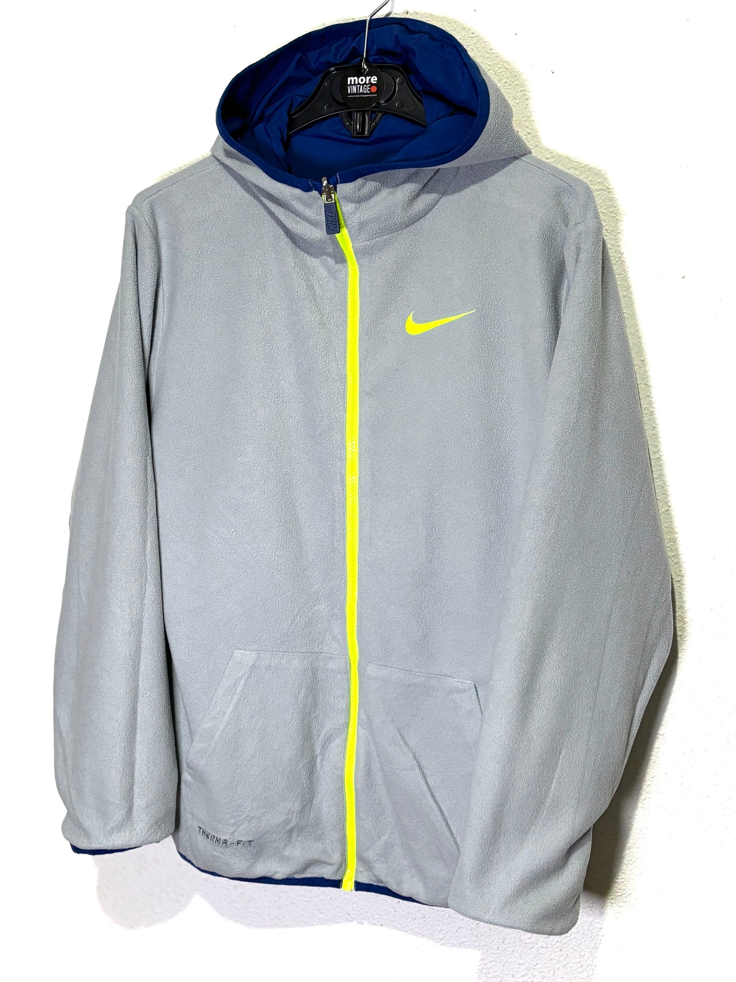 Sudadera Polar Nike Reversible Vintage Grey & Blue