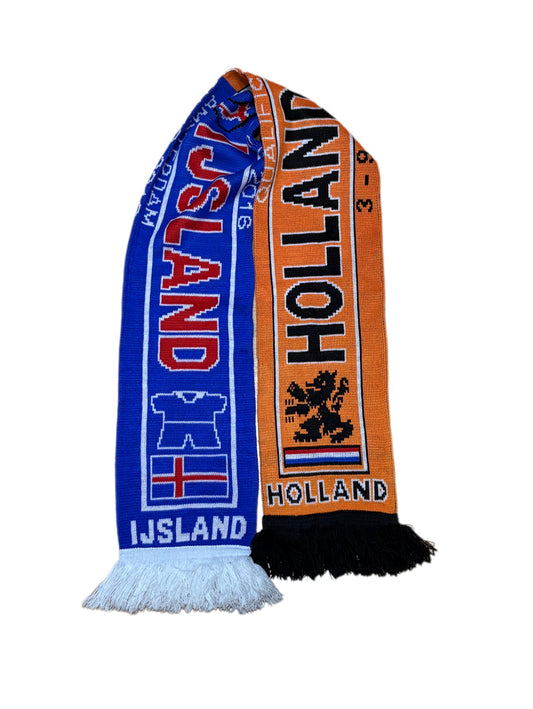 Bufanda Holland vs Iceland 2015 “Clasificatorio Eurocopa 2016”
