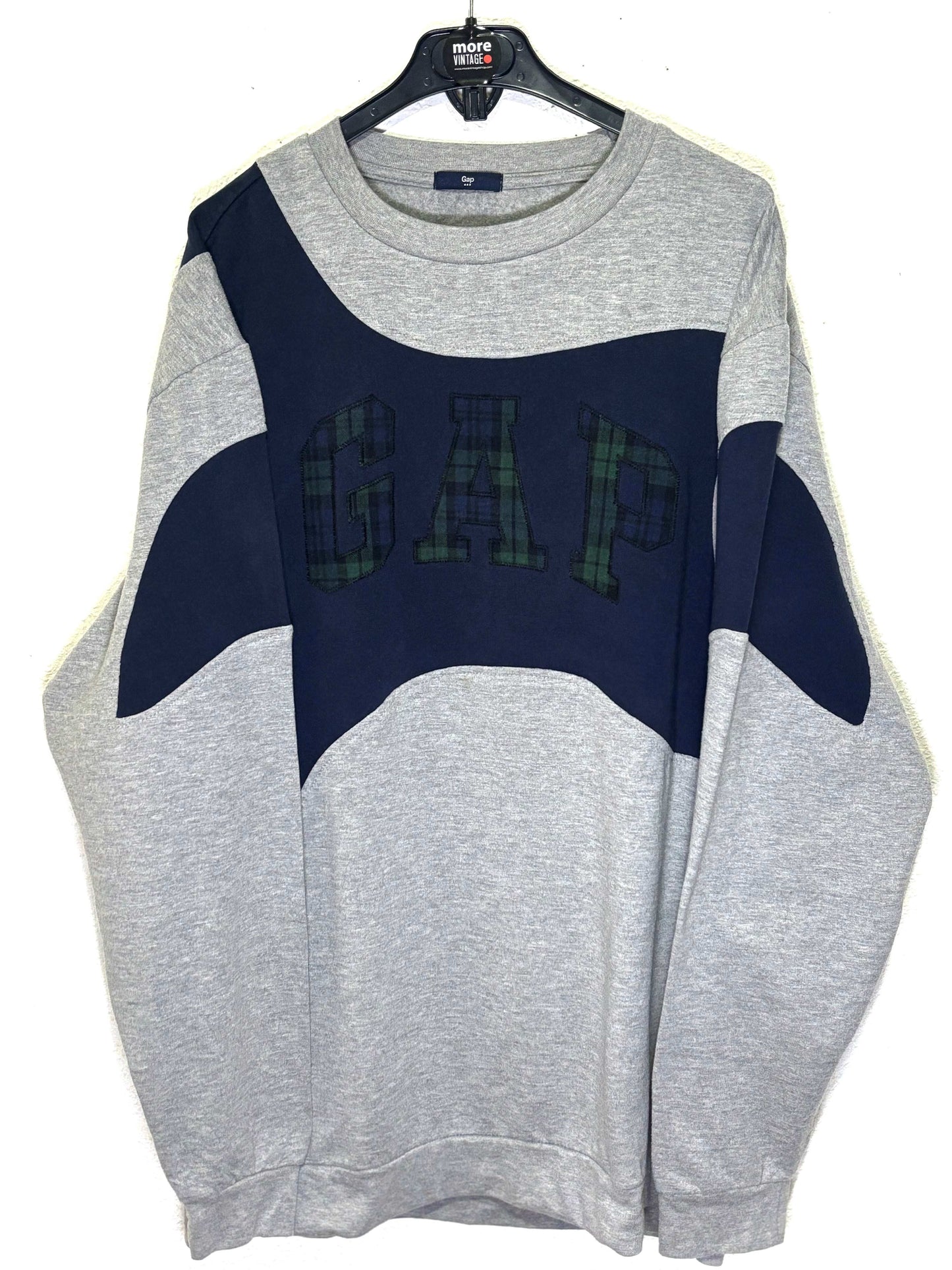 Sudadera Gap Vintage Retro Grey/Navy Blue
