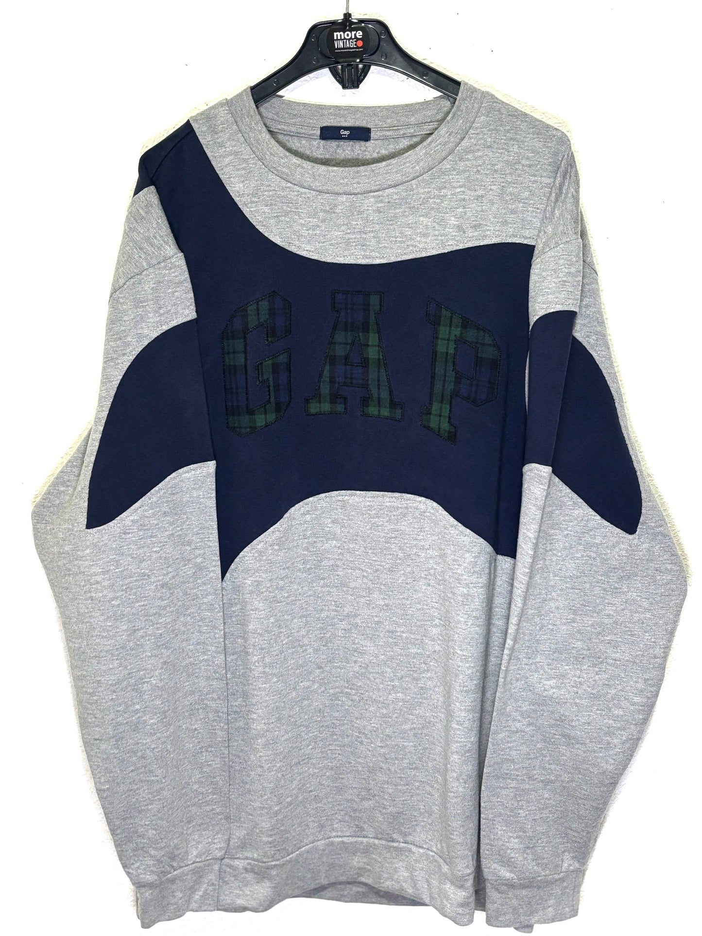 Sudadera Gap Vintage Retro Grey/Navy Blue
