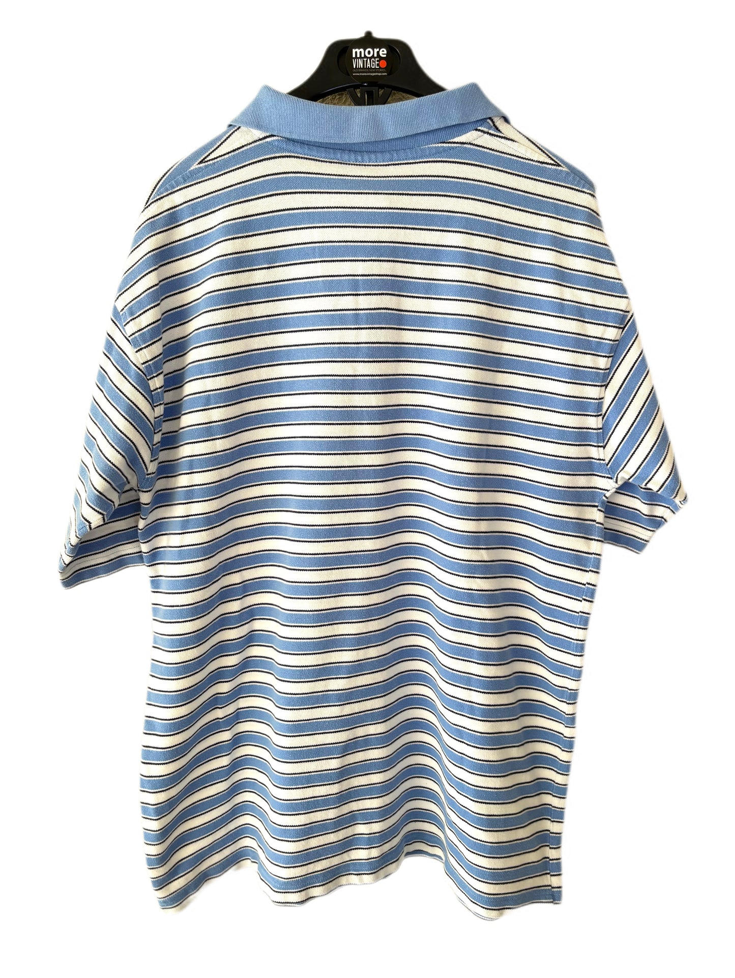 Polo Avirex Vintage White/Blue