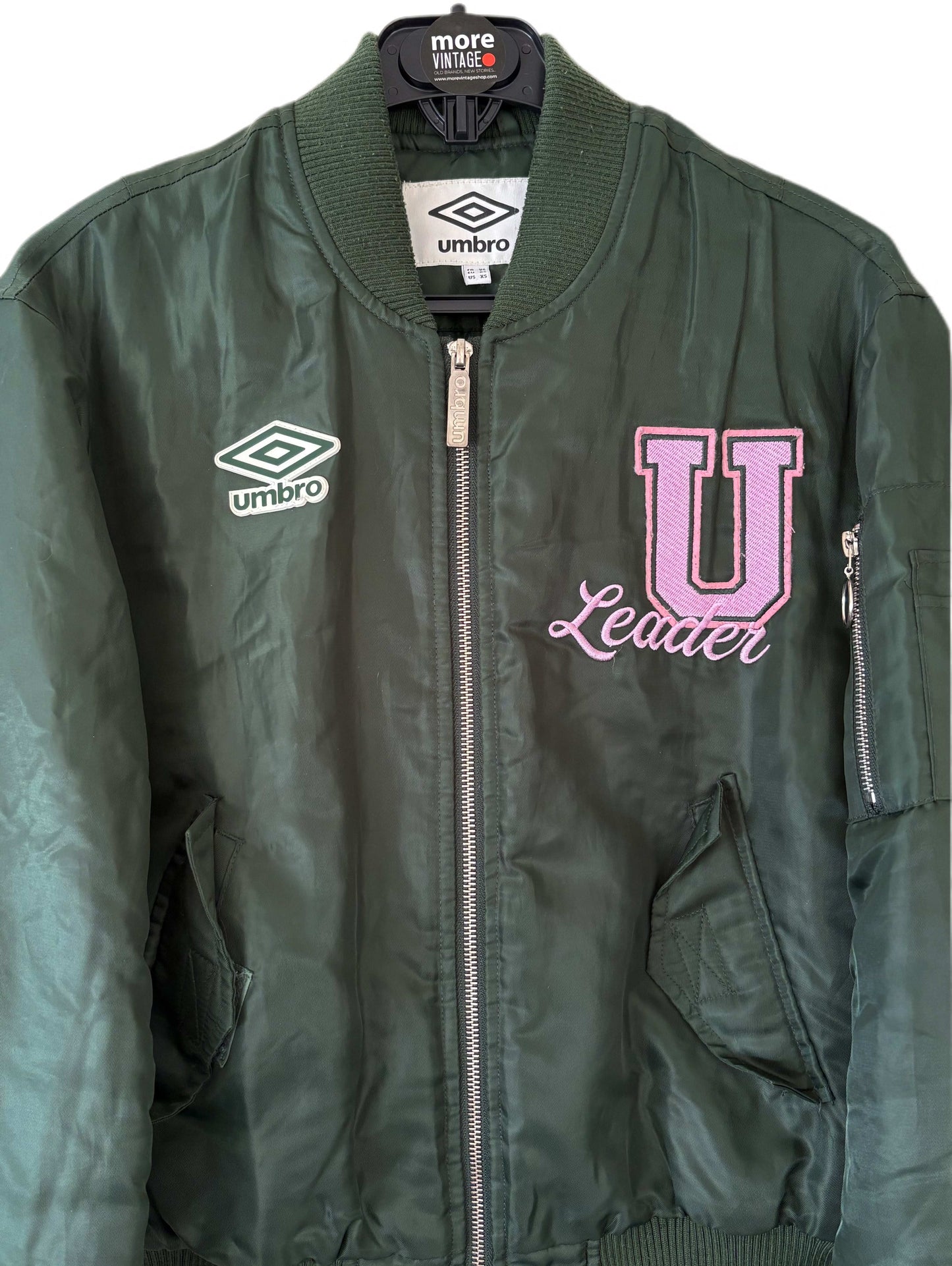 Chaqueta Bomber Umbro Retro Army Green