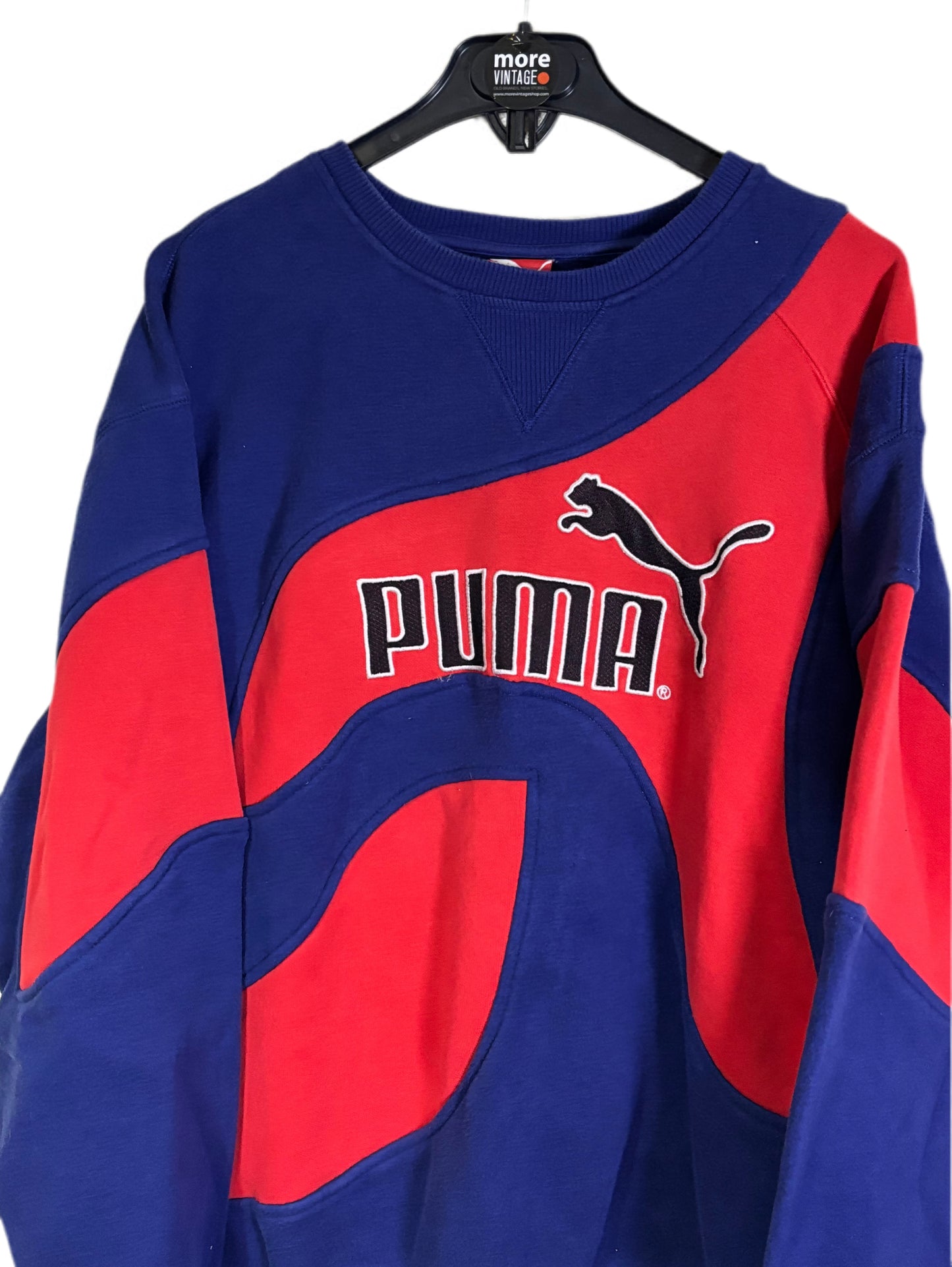 Sudadera Puma Retro Blue/Red