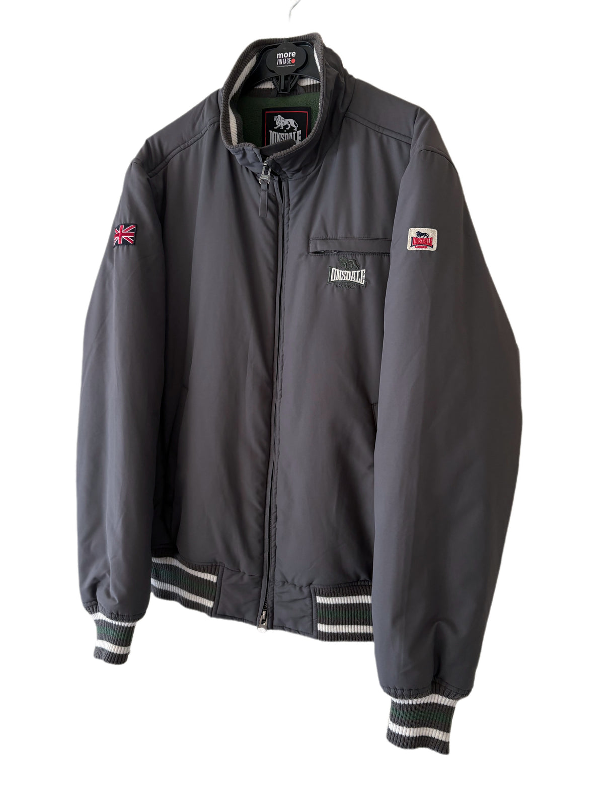 Abrigo Bomber Lonsdale Vintage Grey