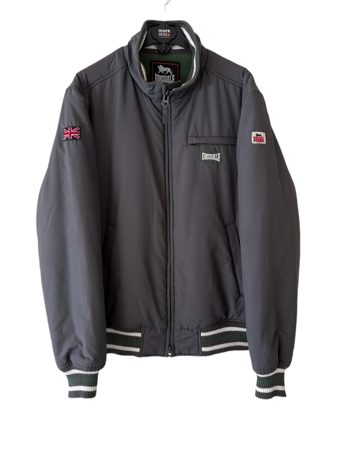 Abrigo Bomber Lonsdale Vintage Grey