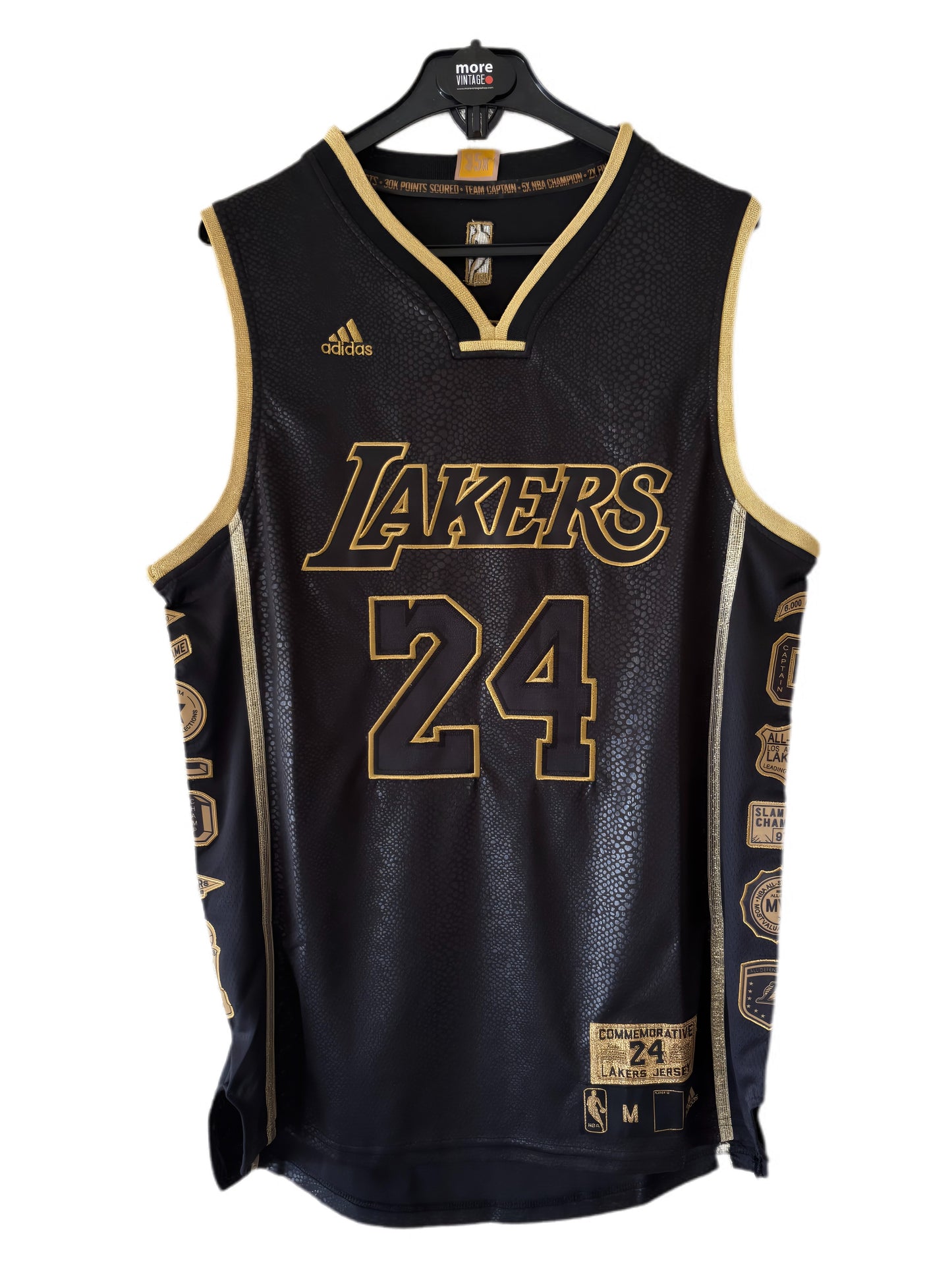 Camiseta NBA Lakers Adidas Commemorative Bryant “24” Black Mamba