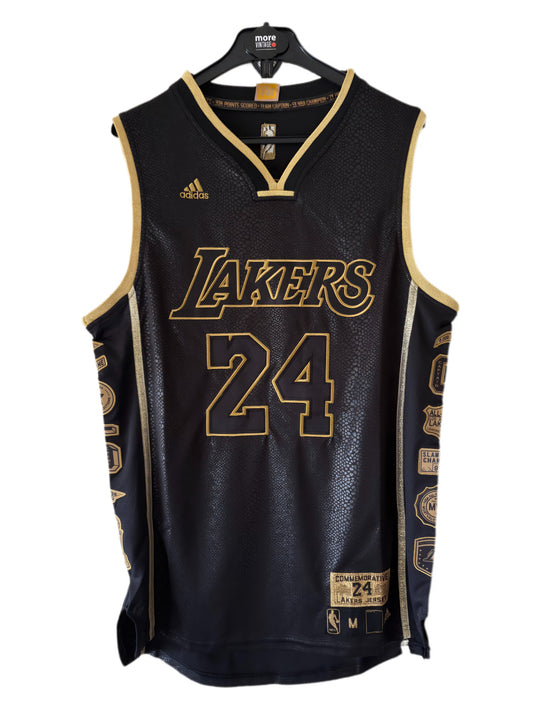 Camiseta NBA Lakers Adidas Commemorative Bryant “24” Black Mamba