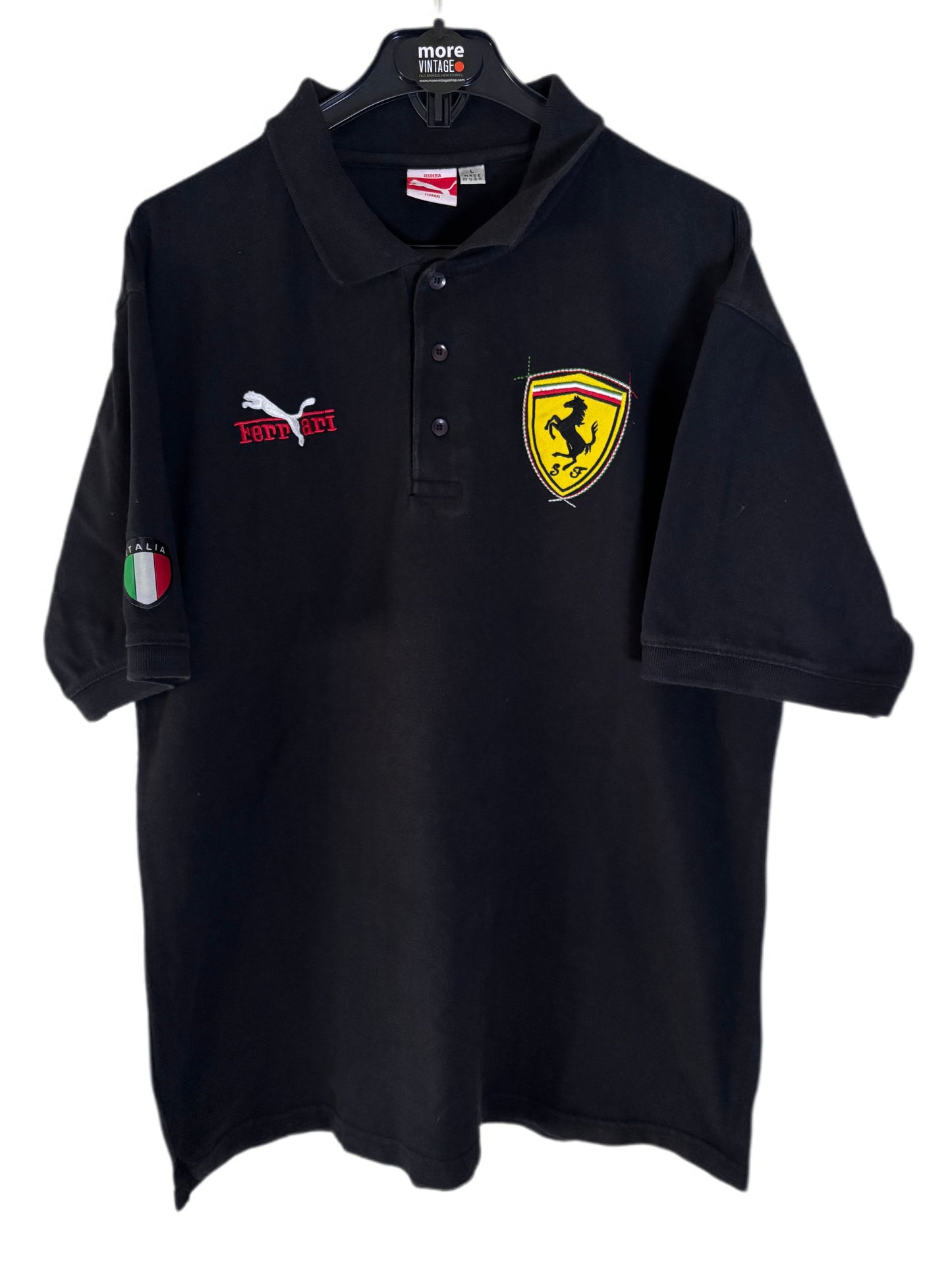 Polo Puma Ferrari Retro Black