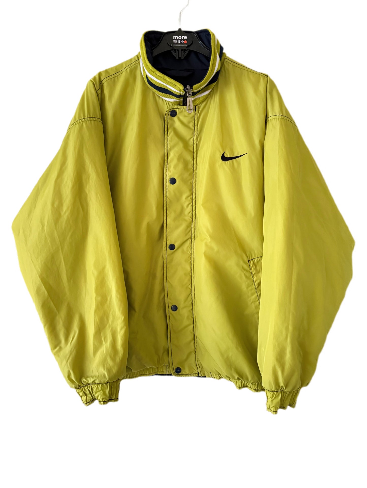 Abrigo Bomber Nike Retro 90s Reversible Yellow/Navy Blue