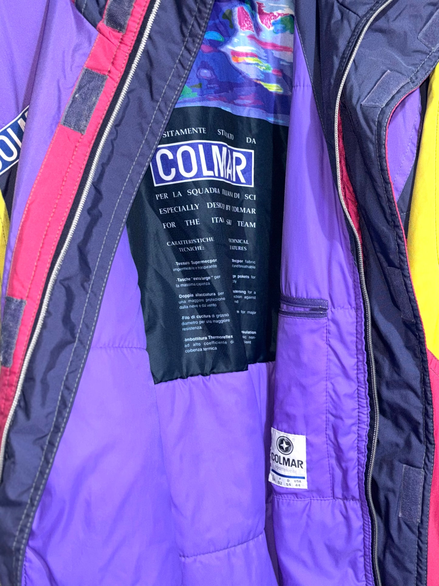 Abrigo Colmar Ski Vintage Multicolour