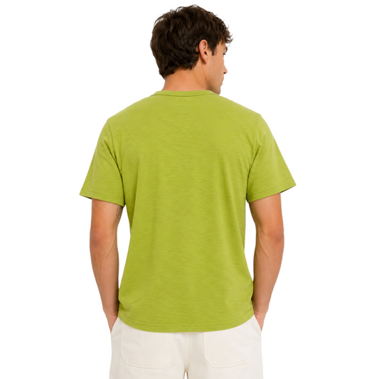 Camiseta Nike Life Men's Short-Sleeve Knit -  Pear/Pacific Moss