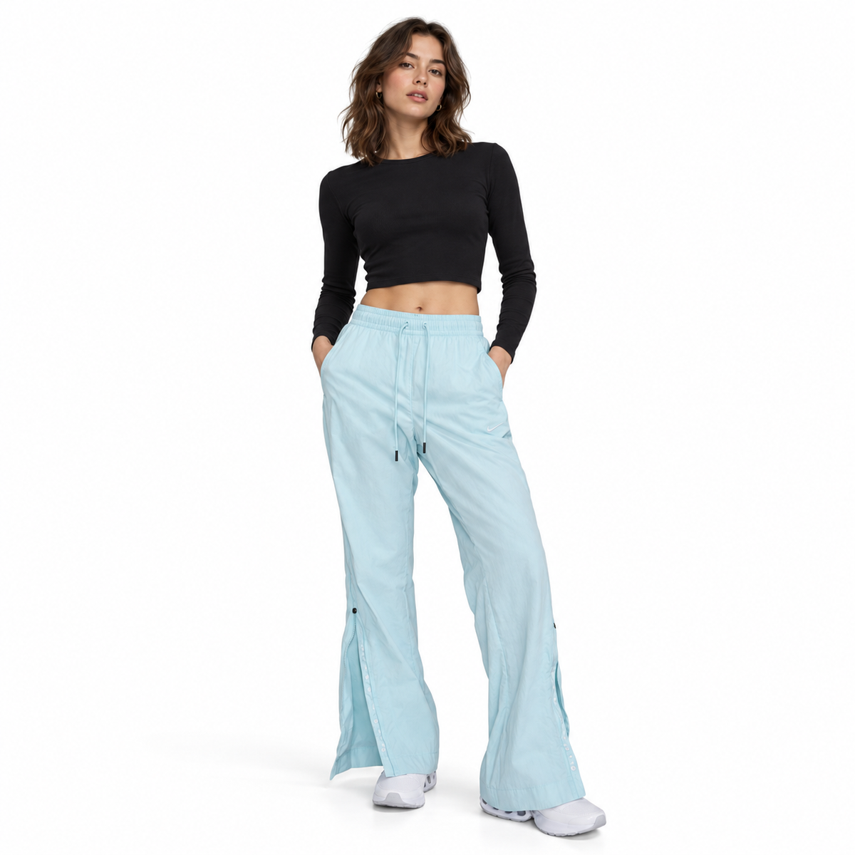 Nike Sportswear Mid-Rise Repel Zip Trousers Women's
