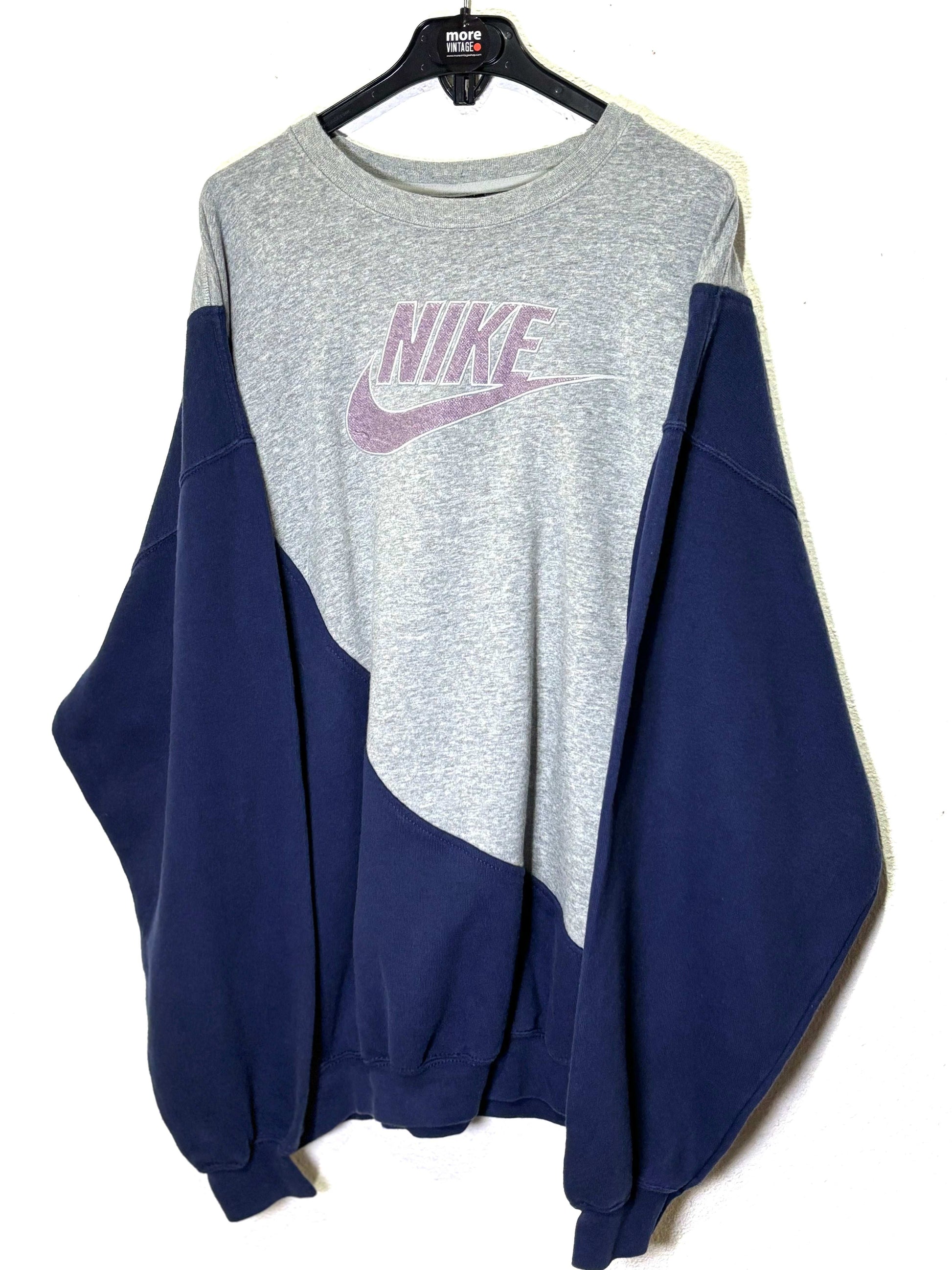 Sudadera Nike Vintage Retro Grey/Blue navy
