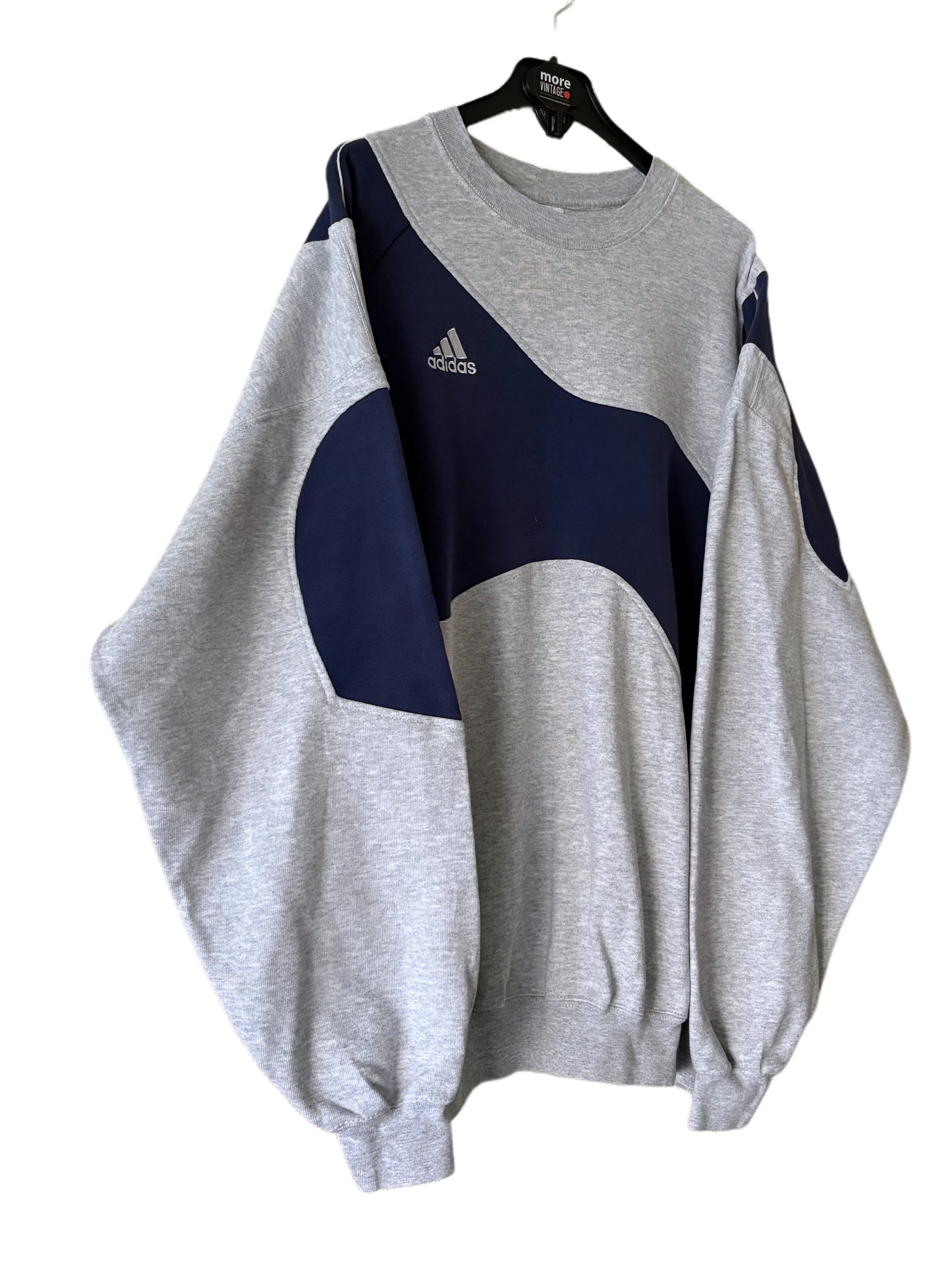 Sudadera Adidas Classic Vintage Grey/Navy Blue