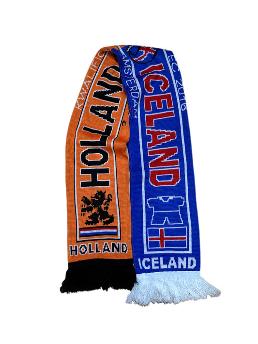 Bufanda Holland vs Iceland 2015 “Clasificatorio Eurocopa 2016”