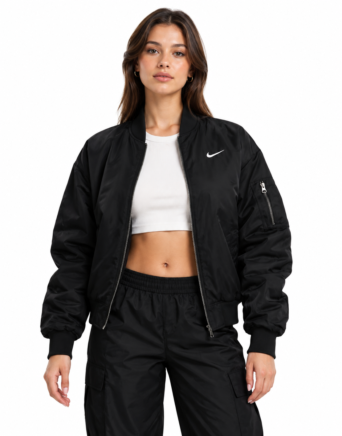 Nike Reversible Varsity Bomber Jacket Black