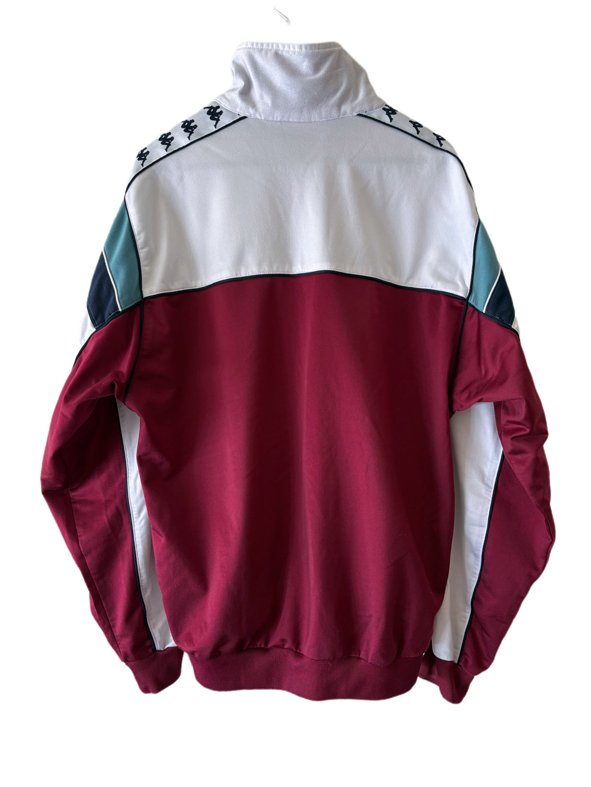 Chaqueta Kappa Retro Colors White/Red Vine