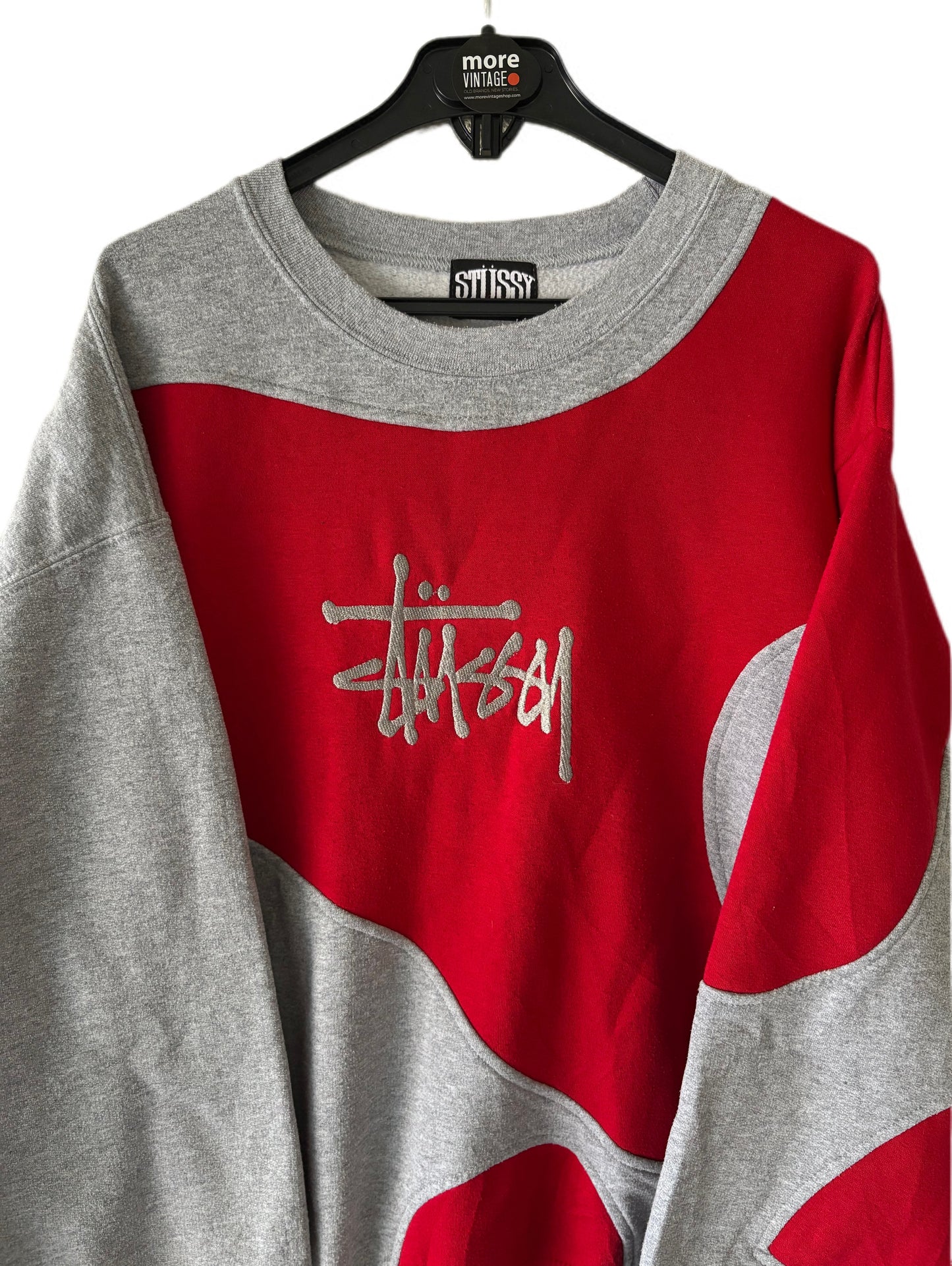 Sudadera Stüssy Vintage Red/Grey