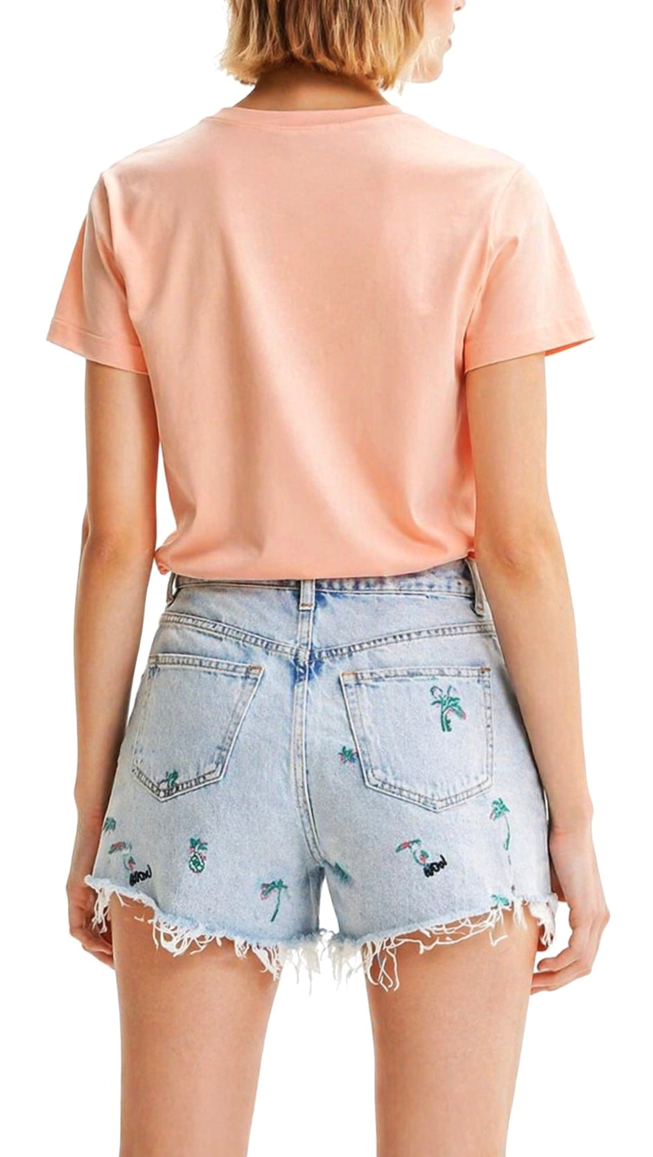 Desigual T-Shirt Women Cadillac 1000 Pink