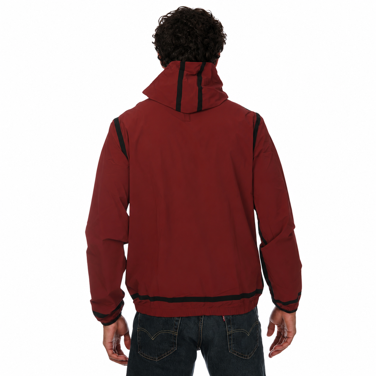 Chaqueta Lacoste Hooded Lettering Light Zip Jacket