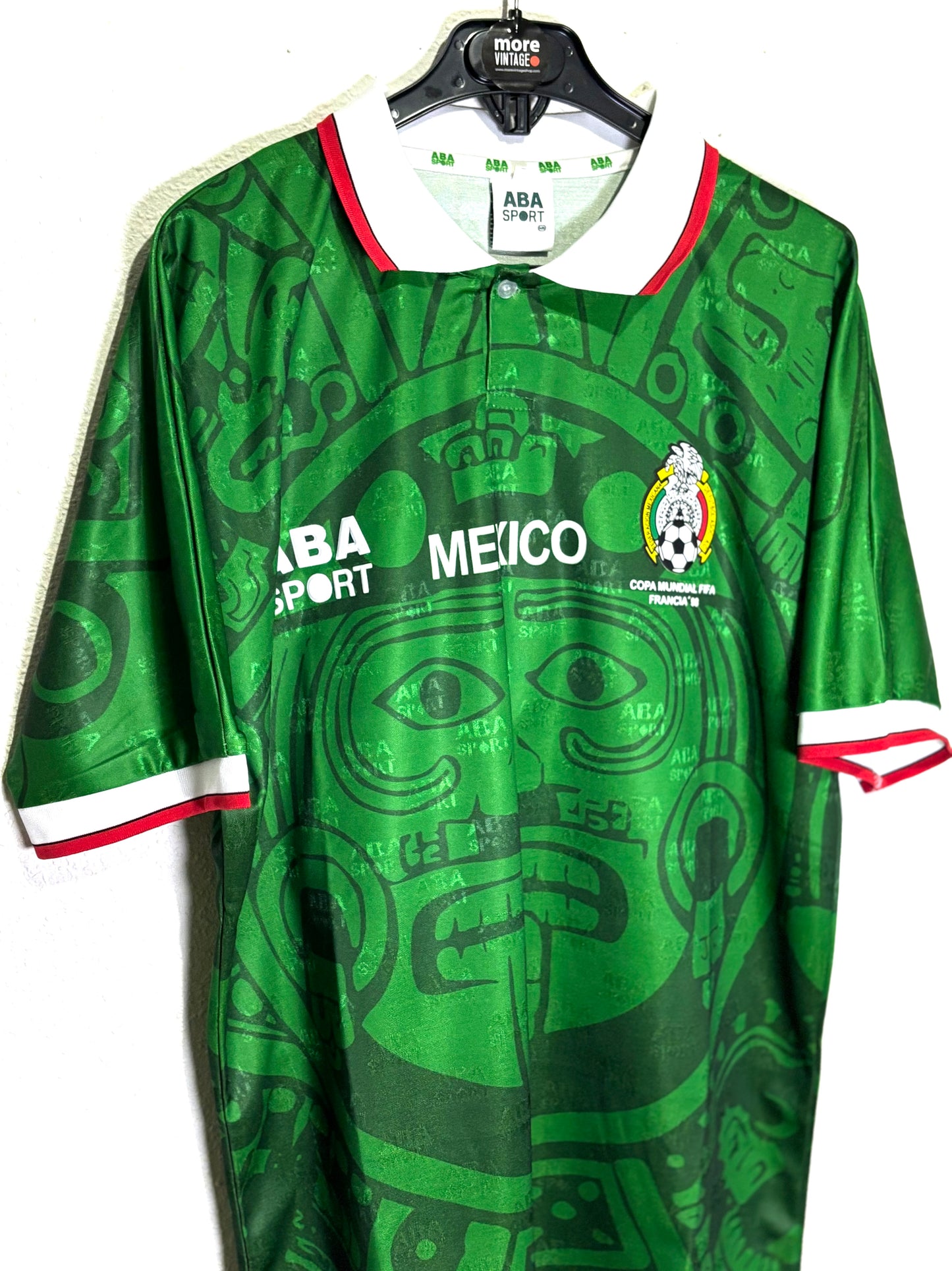 Retro Shirt Mexico Aba Sport Copa Mundial Francia 98
