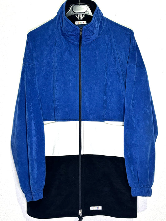 Chaqueta Vintage Eosport Blue White Black