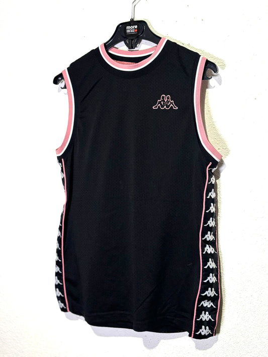 Camiseta Tirantes Kappa Retro Black/Pink