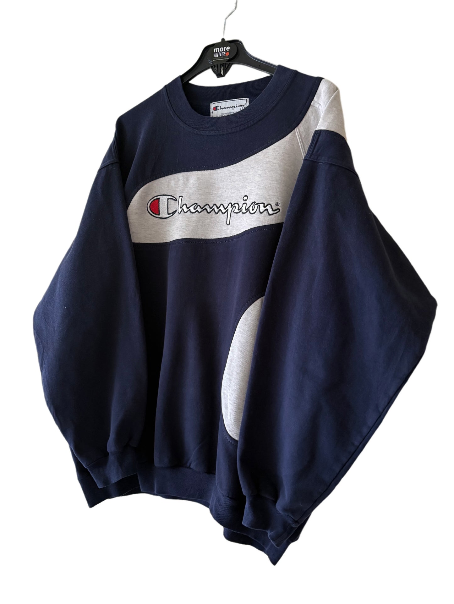 Sudadera Champion Retro Navy Blue/Grey