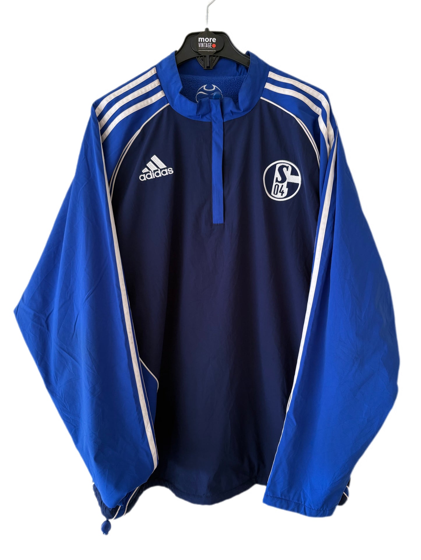 Chaqueta/Polar Adidas Reversible Shalke 04 Retro Blue