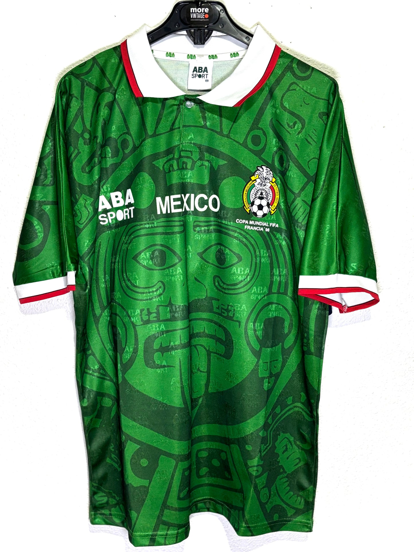 Retro Shirt Mexico Aba Sport Copa Mundial Francia 98