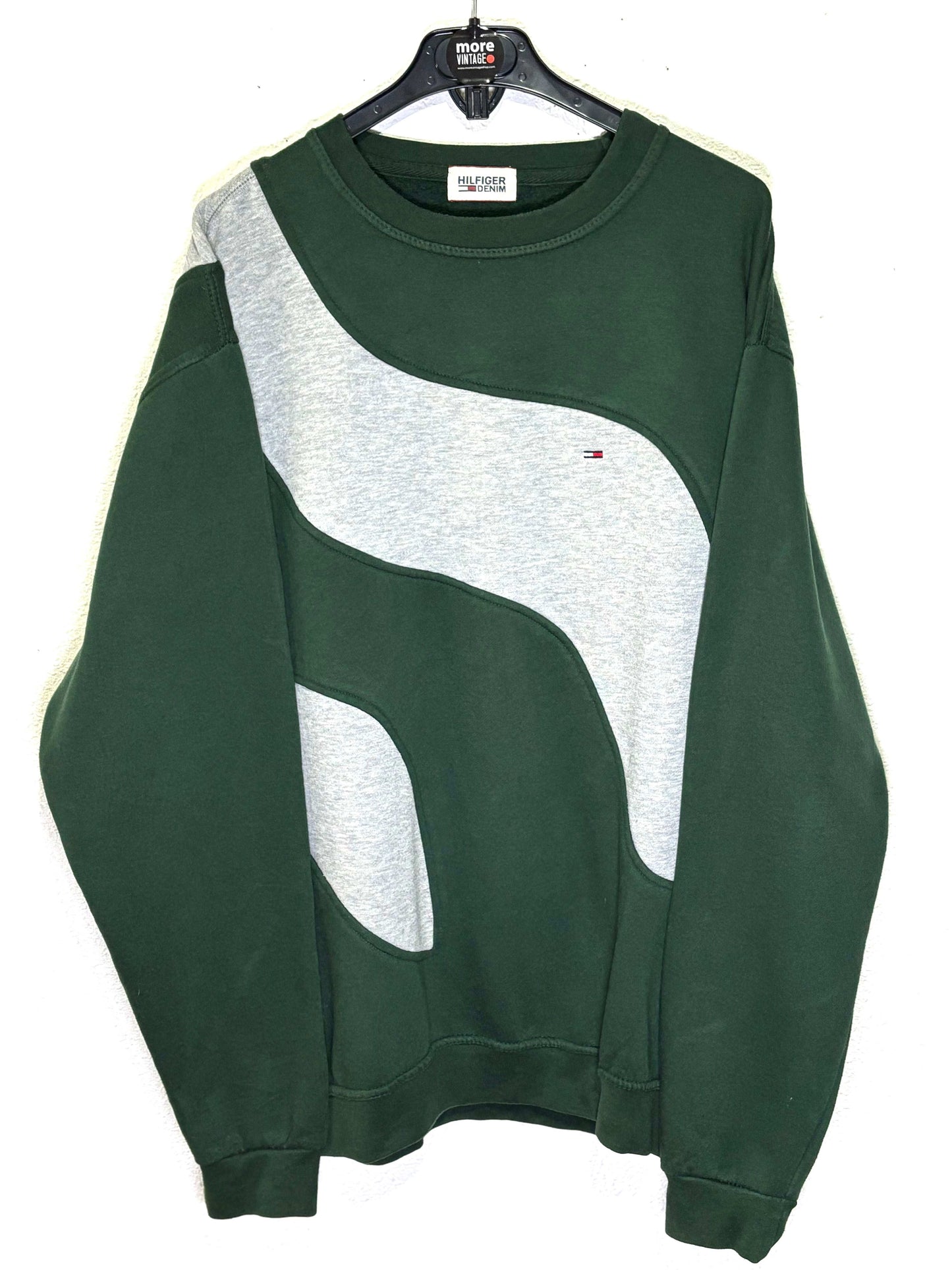Sudadera Tommy Hilfiger Vintage Green/Grey