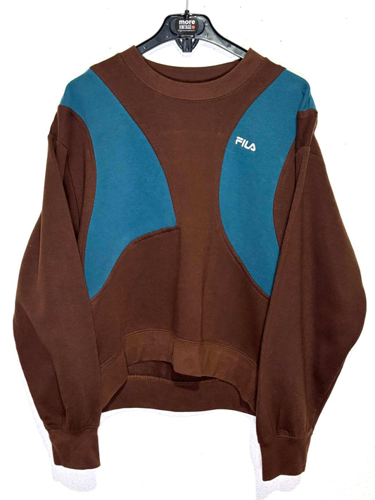 Sudadera Fila Rework Style Brown/Blue