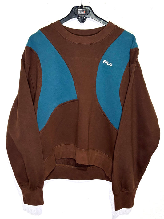 Sudadera Fila Rework Style Brown/Blue