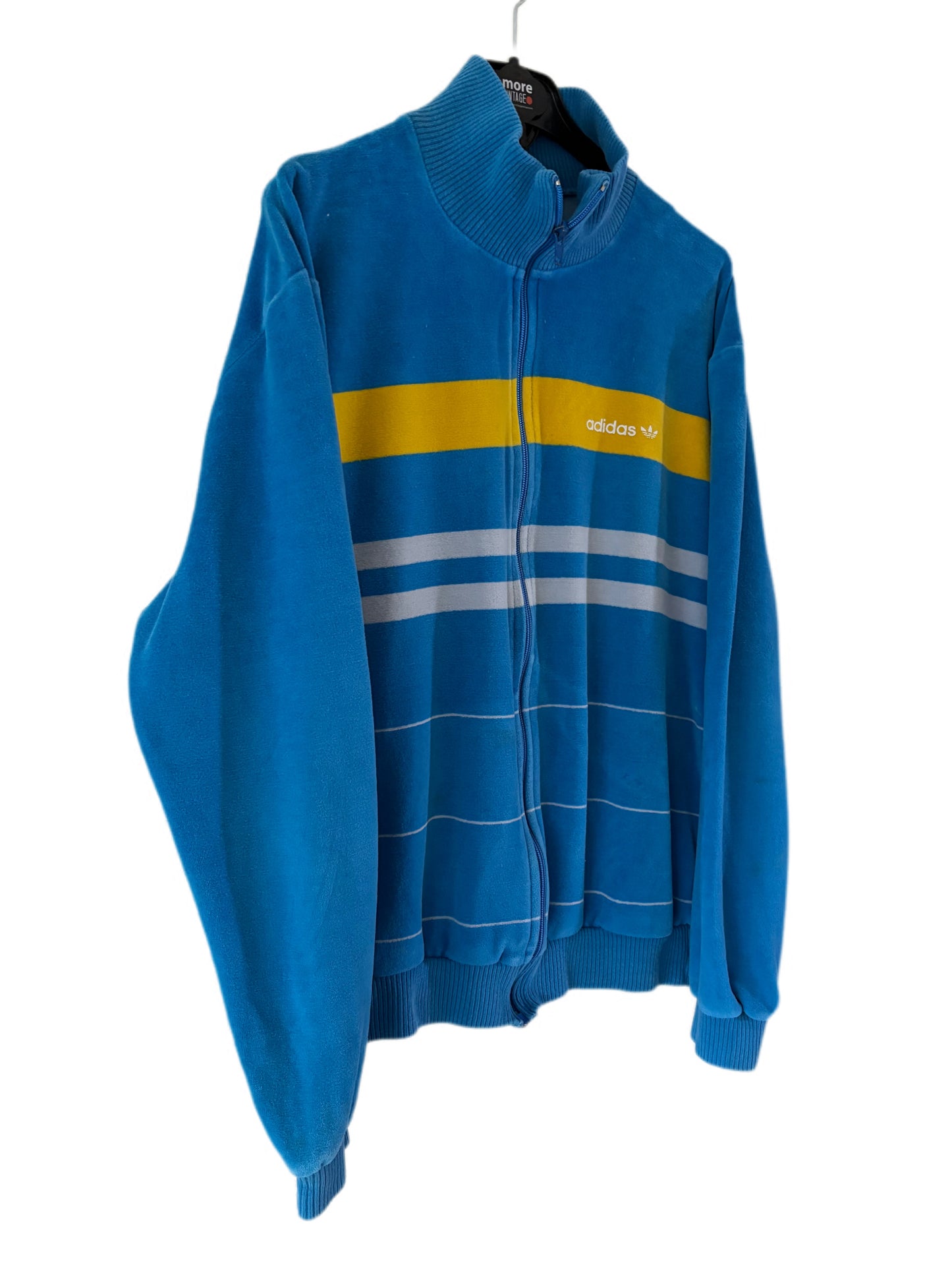 Chaqueta Adidas Original Velvet Retro Blue