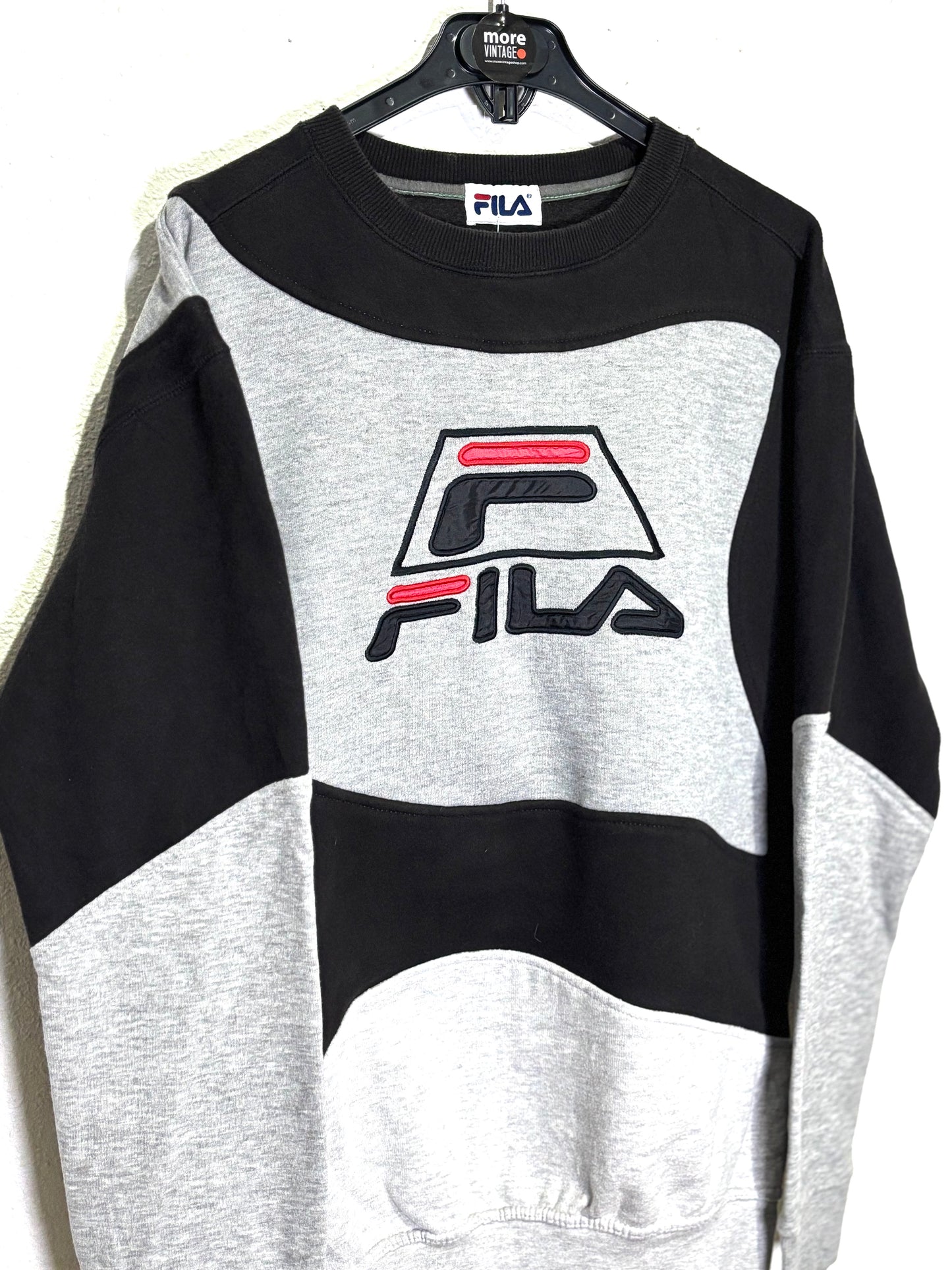 Sudadera Fila Vintage Grey/Black